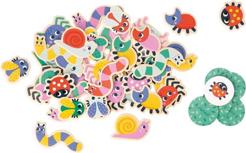 Janod - De Tuin - Zoek En Vind Spel - Ontdek Het Verloop Van Een Dag En Leer De Seizoenen Door De Dieren En Hun Omgeving Te Observeren - Ontwikkel Het Concentratie En Observatievermogen Op Een Leuke Manier Met Dit spel - Geschikt Vanaf 4 Jaar