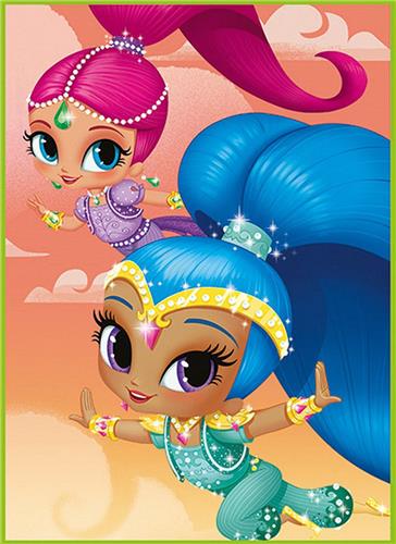 Clementoni Blokpuzzel Shimmer & Shine, 12st. 41187 puzzel vanaf 3 jaar