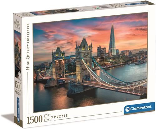 Clementoni - Puzzel 1500 Stukjes - London Twilight - Puzzel voor volwassenen