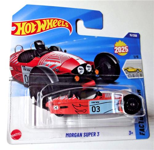 HOT WHEELS MORGAN SUPER 3 GULF COLOR 15/250 1:64 HW FACTORY FRESH 1/5 (2025)