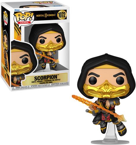 Mortal Kombat Scorpion Vinyl Figur 1072 Funko Pop! standaard PVC Unisex - Fan merch, Gaming