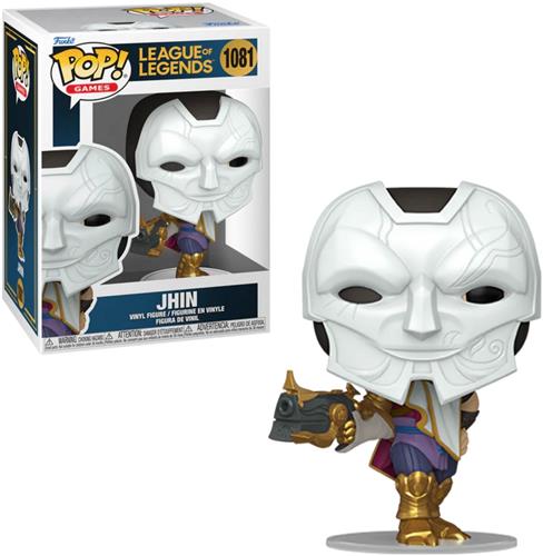 League Of Legends Jhin vinylfiguur 1081 Funko Pop! standaard PVC Unisex - Fan merch, Gaming, Spel