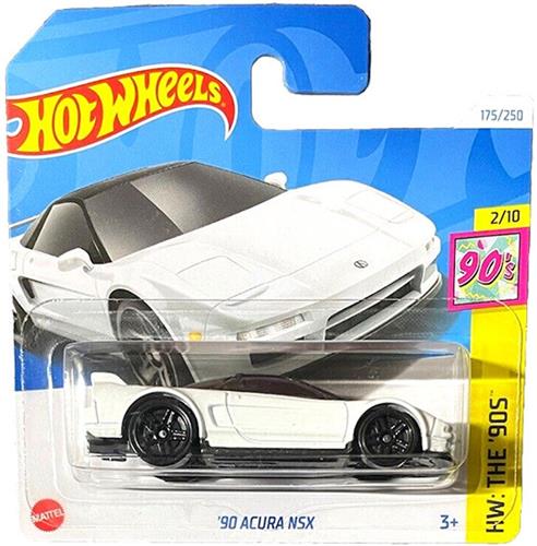 HOT WHEELS '90 ACURA NSX WHITE JDM HONDA 175/250 HW THE '90s 2/10 1:64