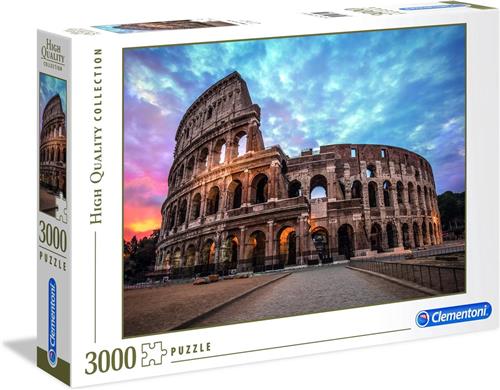 Clementoni - Puzzel 3000 Stukjes High Quality Collection coliseum Sunrise Puzzel Voor Volwassenen en Kinderen, 14-99 jaar, 33548
