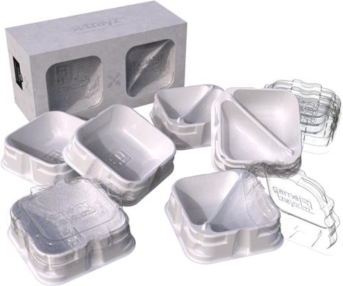 Lucky Duck Games - X-Trayz - Orange Set - Bordspel Bakjes - Organizers