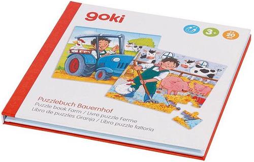 Goki Magnetisch Legpuzzelboek Boerderij, 40st.