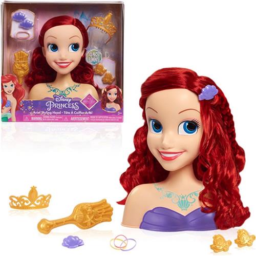 DISNEY PRINCESS ARIEL STYLING HEAD KAPHOOFD (18 pieces 16x25cm)