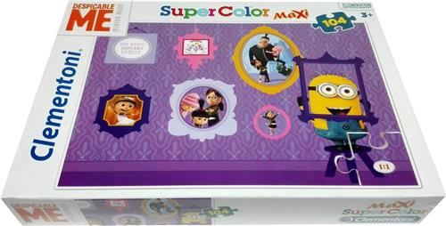 Verschrikkelijke Ikke - Clementoni Super Color Maxi Puzzel - 104 stukjes