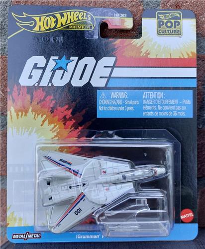 Hot Wheels Pop Culture/Entertainment Series JBL77 Combat Jet Skystriker, beige GI Joe Schaal 1/64