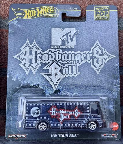 Hot Wheels Pop Culture/Entertainment Series JBL64 HW Tour Bus Headbanger ball Schaal 1/64