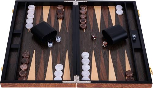 Backgammon 15'' rose wood
