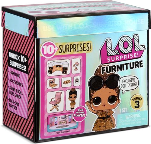 L.O.L. Surprise Furniture - Schoolkantoor met Boss Queen - Serie 3