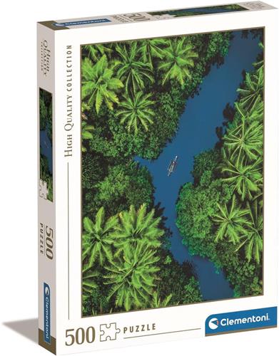 Clementoni - Puzzel - 500 Stukjes - Tropisch Luchtbeeld - Puzzel Voor Volwassenen - High Quality Collection