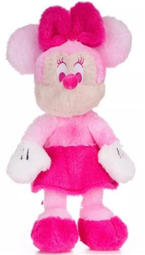 Minnie Mouse (Roze) Disney Fluffy Pluche Knuffel 36 cm - Speelgoed Knuffels voor Kinderen Jongens Meisjes - Pluizige Disney Knuffelpop - Mickey en Minnie Mouse