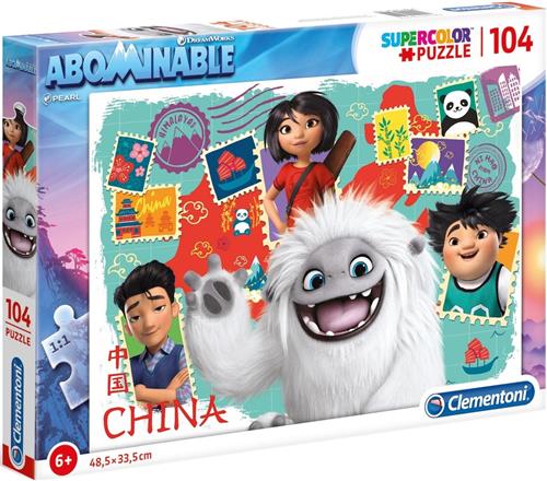 Clementoni legpuzzel - 104 stukjes - Everest: De Jonge Yeti