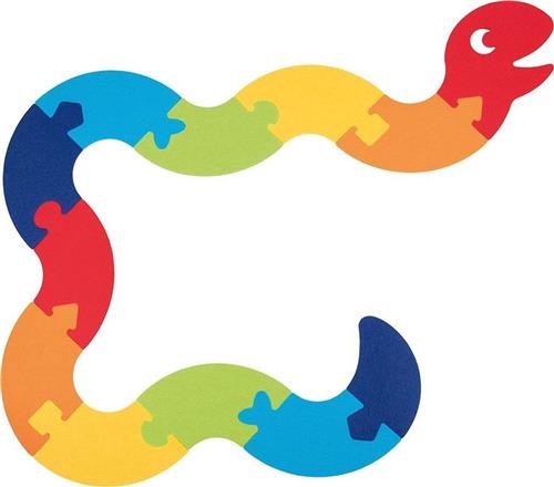 Goki Floor puzzle snake L=170cm