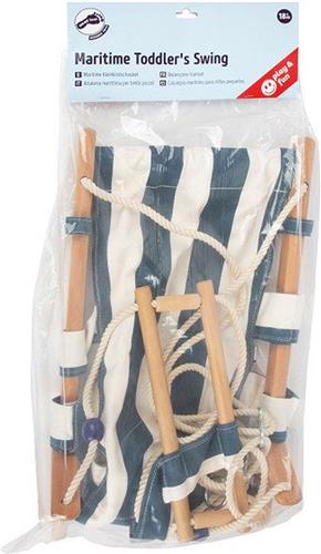 Small Foot - Houten Peuterschommel Marineblauw, 120cm