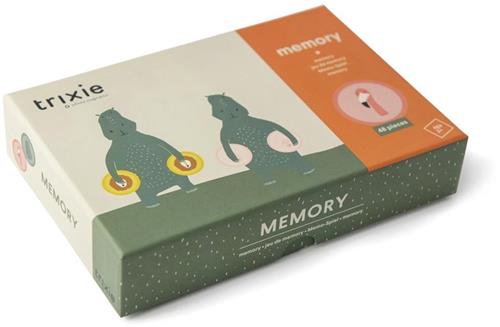 Trixie Memoryspel - Memoryspel voor kinderen - Dieren spel - Gezelschapspel voor Peuters