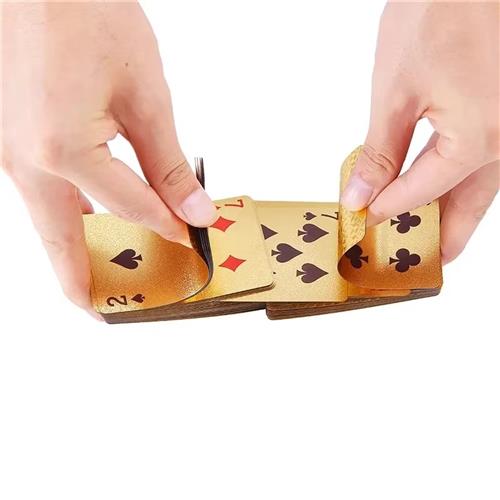 CHPN - Speelkaarten - Kaarten - Goudkleurige speelkaarten - Pokerkaarten - Chique kaartspel - Kaartspel - Cards