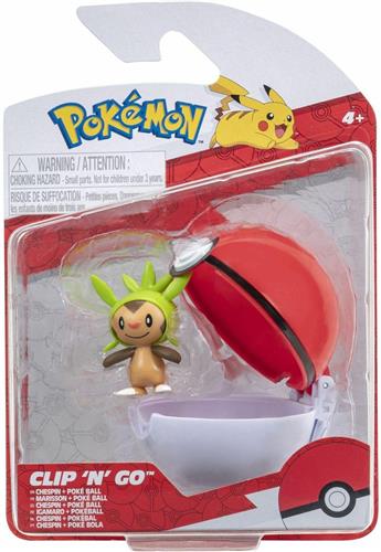 Pokémon - Speelfiguur - Clip 'N' Go - Chespin