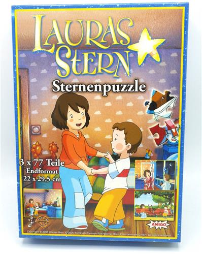 Lauras stern sterren puzzel 3 x 77 stukjes