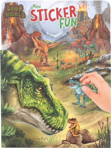 Depesche - Dino World mini Sticker Fun - stickerboek