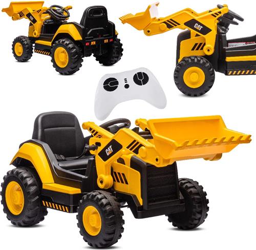 sun baby Elektrische Bouwlader vanaf 3 jaar, constructie lader met mp3-speler, afstandsbediening, claxon, motorgeluid