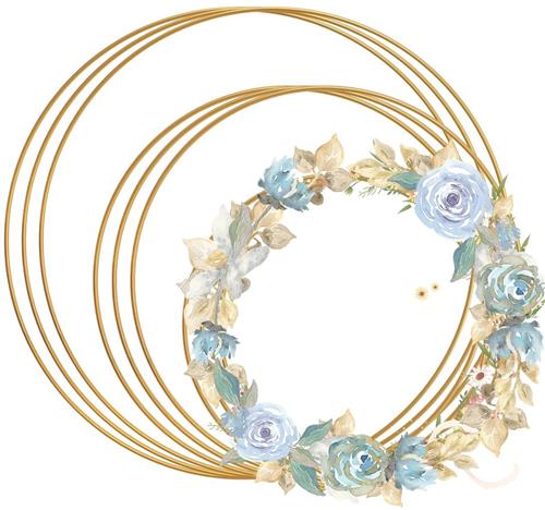 Ibenzoa® Veelzijdige Metalen Decoratieve Ringen voor Creatieve Knutselprojecten en Unieke DIY Decoraties