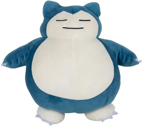 Bandai Snorlax Knuffel Die Slaapt - Zacht Pluche Dier - 40 Cm - Cadeau-Idee Voor Kinderen En Volwassenen - Speelgoed Voor Kinderen Vanaf 2 Jaar - Officieel Gelicentieerd Pluche Dier