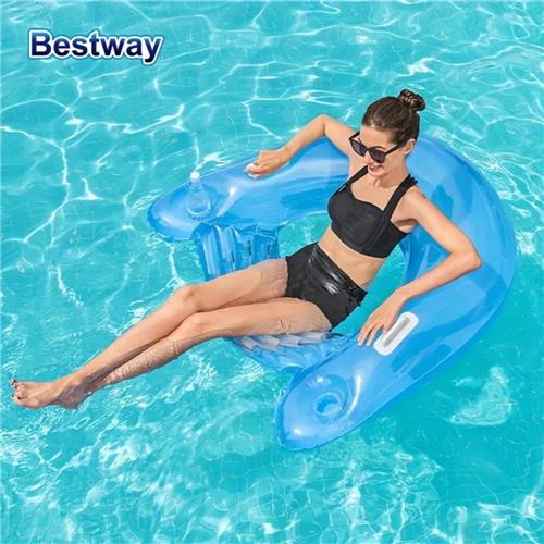 Bovista Luchtbed - Luchtbed Zwembad - 2 Personen - 1 Persoon - Blauw