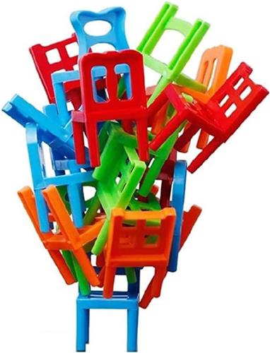 JGS Premium - Stapelspeelgoed Spel 18 Stuks - Balanceren Spel - Multiplayer - Tafelblad Spel - Kinderen Vanaf 3 Jaar