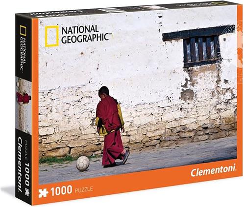 Puzzel National Geographic 1000 stukjes legpuzzel - voetballende monnik