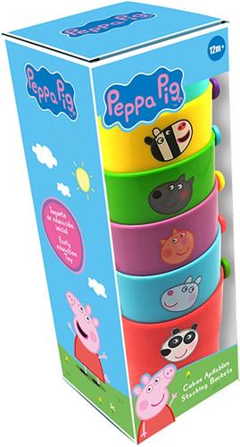 Peppa Pig Emmers Stapelen Veelkleurig