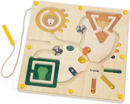 Trixie Magnetisch doolhof - Houten Speelgoed - Voor kinderen - Gezelschapsspel vanaf 2 jaar - Stimuleert ontwikkeling - FSC