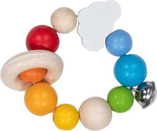 Goki Houten Grijpring Regenboog