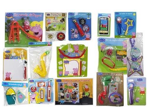 Uitdeelkadootjes Peppa Pig, 10 stuks assorti