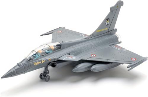 Bovista Vliegtuig Speelgoed - Straaljager Vliegtuig - Straaljager Model - Model Vliegtuig - Metaal - RAFALE-Grijs
