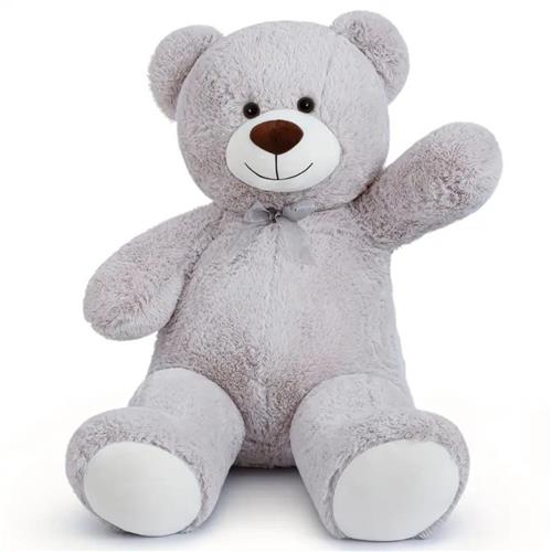 Nivard Knuffel - Knuffelbeer - Knuffeldoekje - Groot - Meme - Baby - Beer - Stuffed Animal - Plushie - Plush - Dier - Grijs