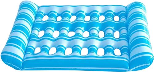 Livano Opblaasbare Zwemband - Luchtbed Zwemband - 1 Persoon - Zwemring - Blauw 136x70