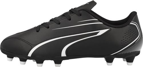 Puma Vitoria FG/AG Junior Football Boots - White/Black - 2.