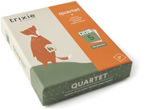 Trixie Kwartet - Kwartetspel voor kinderen - Dieren spel - Gezelschapspel voor Jongens en Meisjes