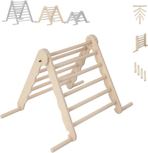 Lexium Klimboog - Klimboog met kussen - Klimboog kussen - Houten Klimbrug - Klimboog Inclusief Kussen - Kinderspeelgoed