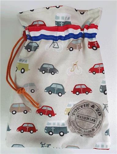 Toetie & Zo Handgemaakte Knikkerzak Auto, knikkeren