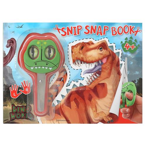 Depesche - Dino World Snip Snap book - knutselboek