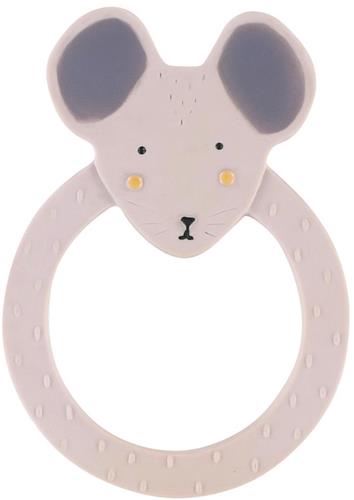 Natuurlijk rubber ronde bijtring - Mrs. Mouse