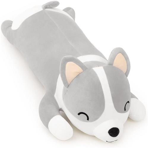 Pluche Kussen - Knuffeldier - Hond - Schattige Corgi Akita Zachte Knuffel - Comfort Kussen - Geschenken Voor Meisjes En Jongens (120 Cm)
