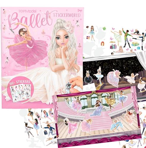 Depesche - TOPModel Stickerworld stickerboek - BALLET