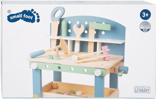 Small Foot - Houten Werkbank Compact Nordic, 22dlg.