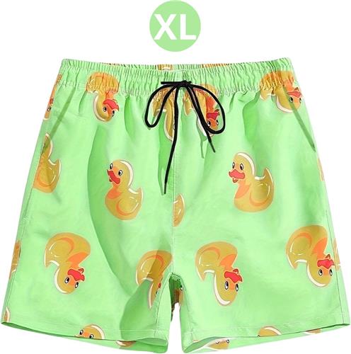 Livano Zwembroek Heren - Zwem Broek Mannen - Badkleding - Zwemmen - Lichtgewicht Swim Shorts - Zomerbroek - Gras Groen - Maat XL