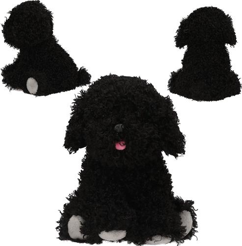 Depesche - TOPModel knuffel hond - zwart 16 cm